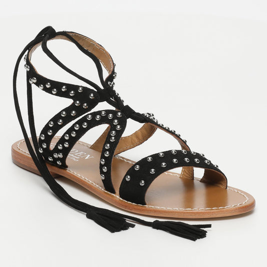 RIOLINDO sandales en cuir black suede