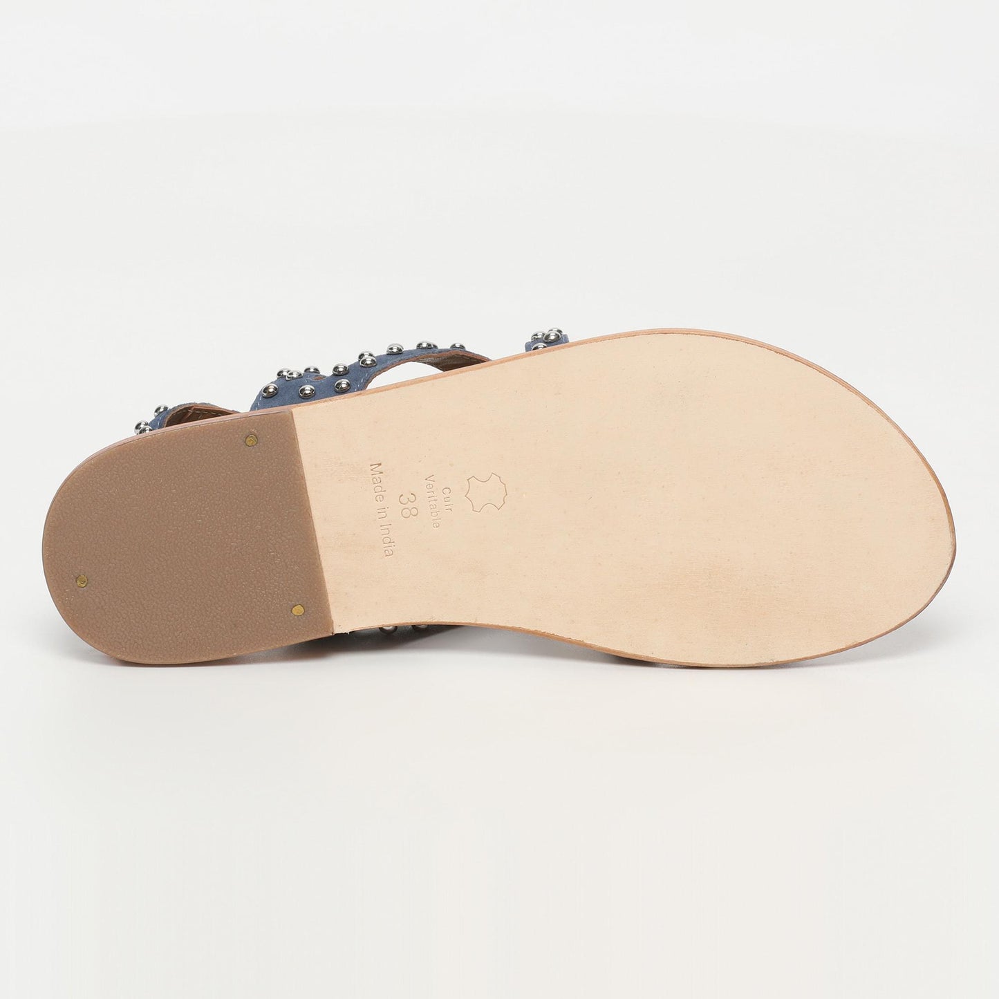 RIOLINDO sandales en cuir navy