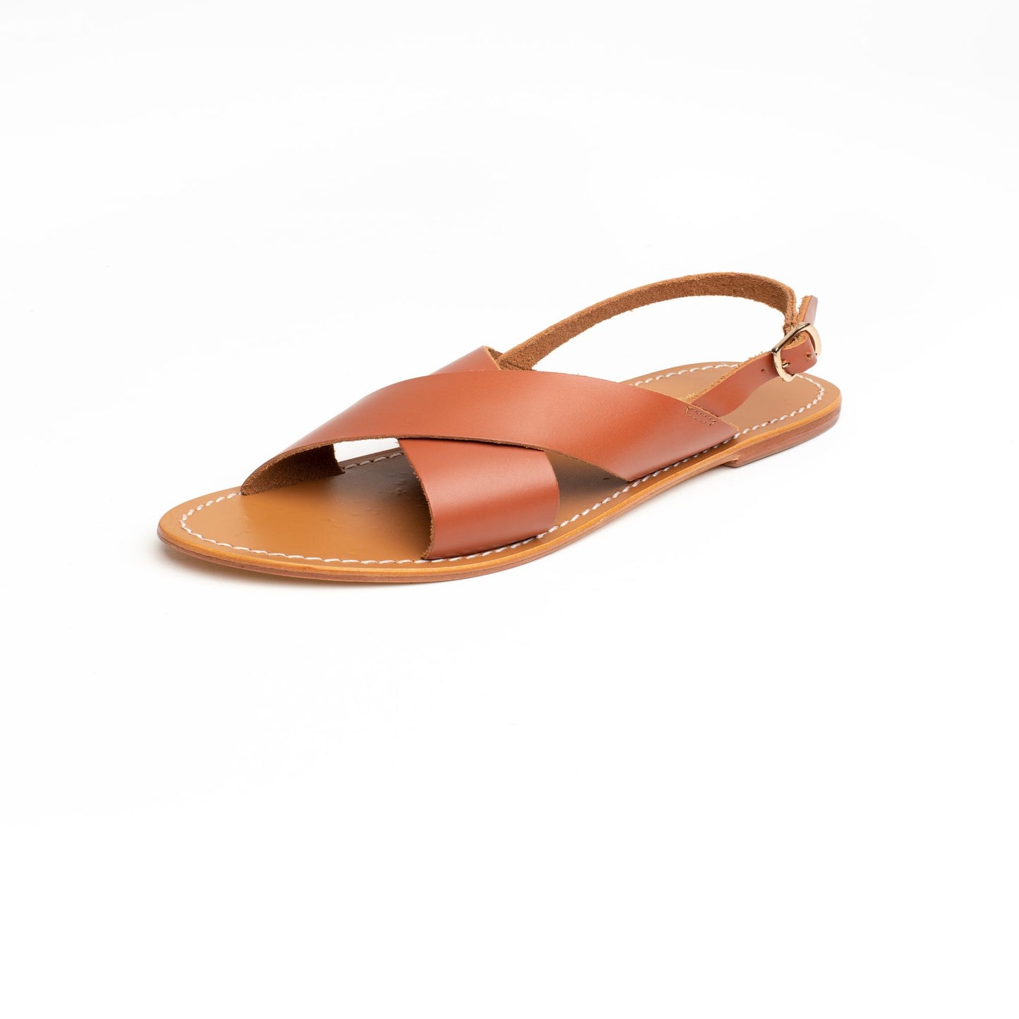 ROSEDALE sandales en cuir camel