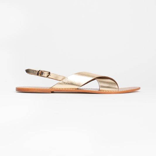 ROSEDALE sandales en cuir dark gold