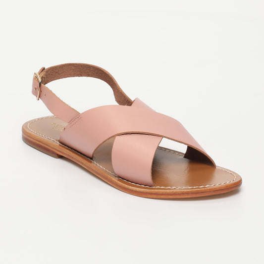 ROSEDALE sandales en cuir pink