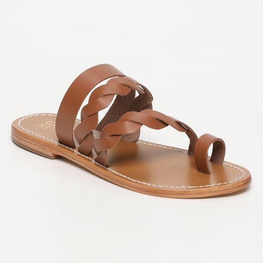 SAMPRIZ sandales en cuir camel