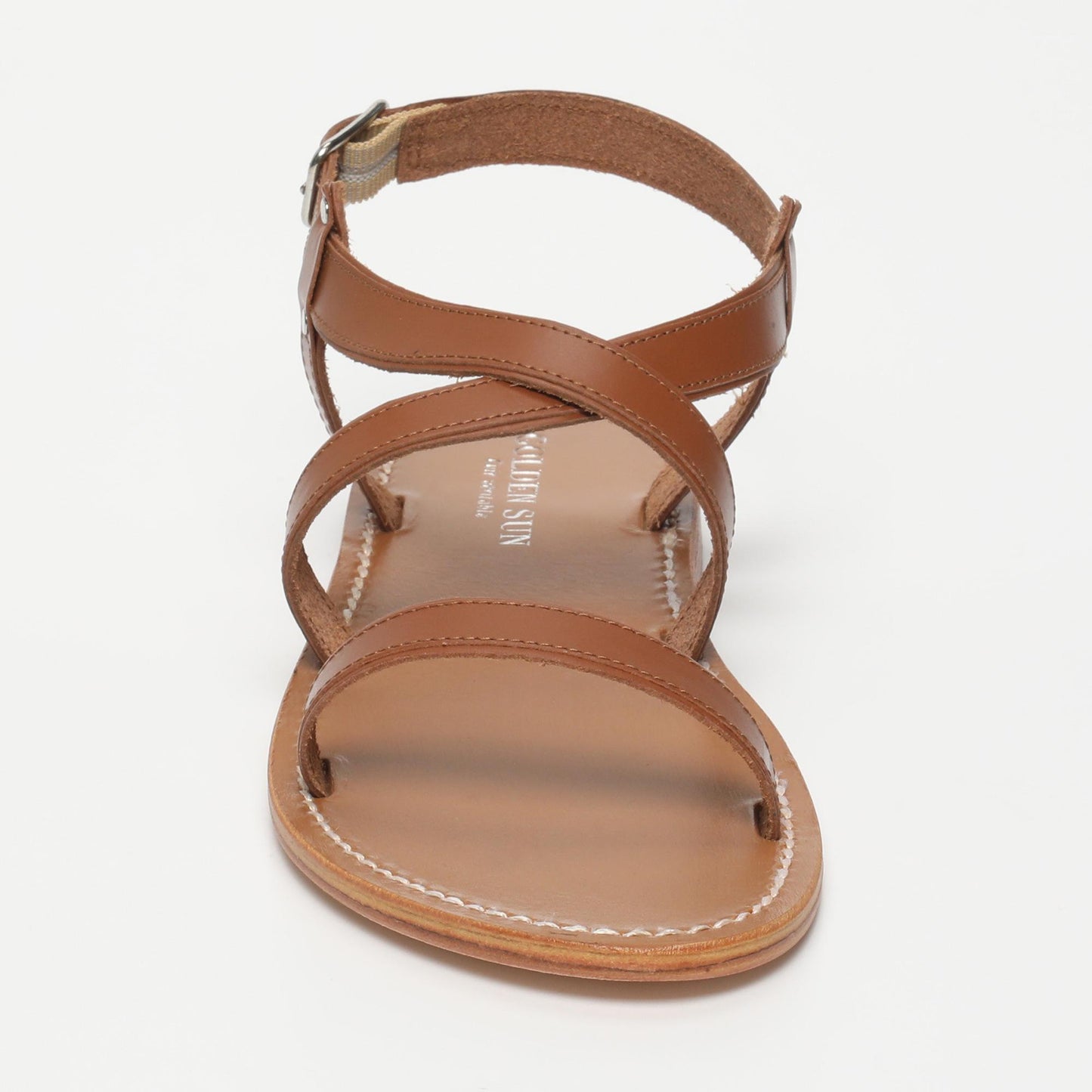 STELLA sandales en cuir camel