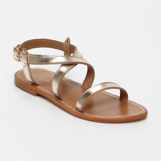 STELLA sandales en cuir gold