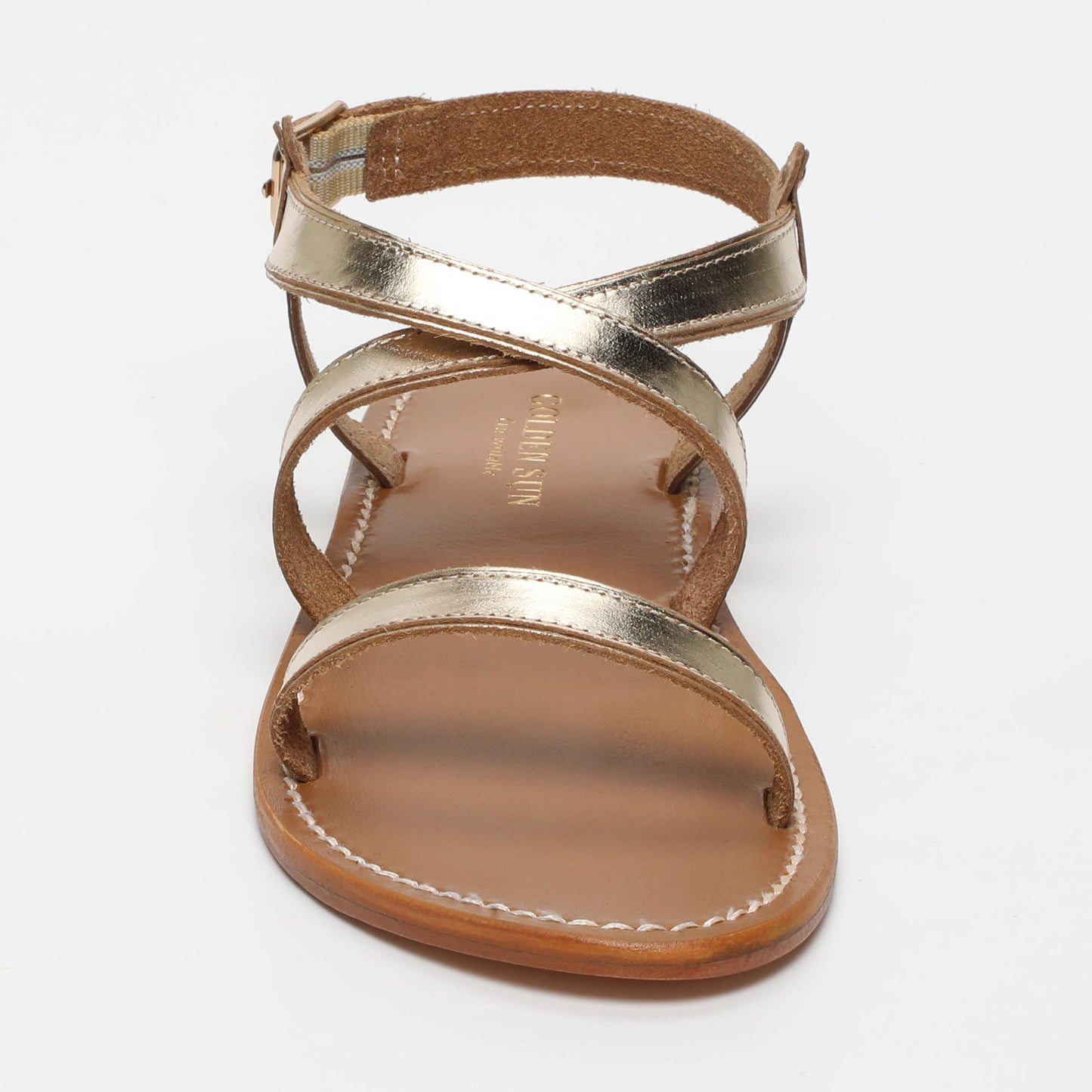 STELLA sandales en cuir gold