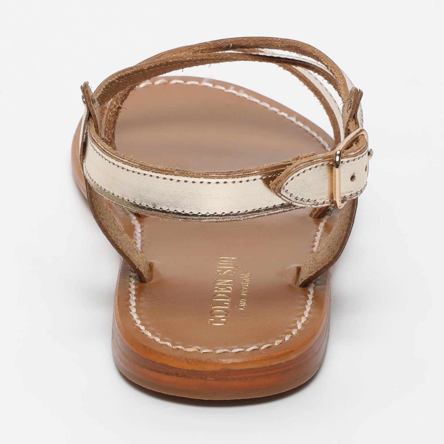 STELLA sandales en cuir gold