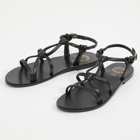 SUE sandales en cuir black