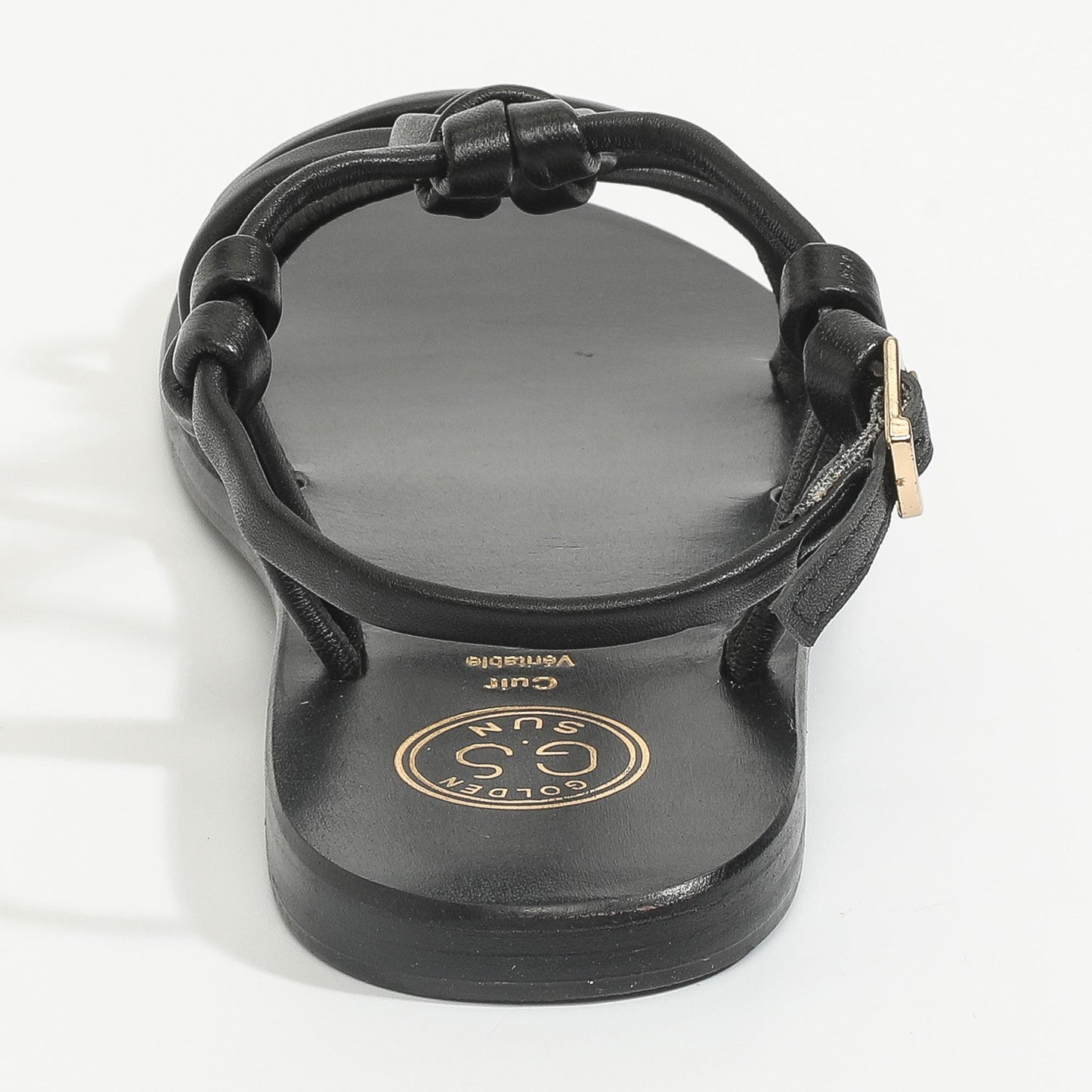 SUE sandales en cuir black