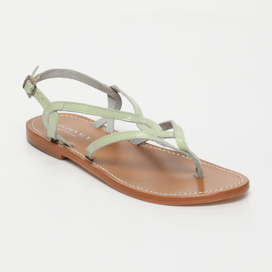 SYRINGA sandales en cuir mint