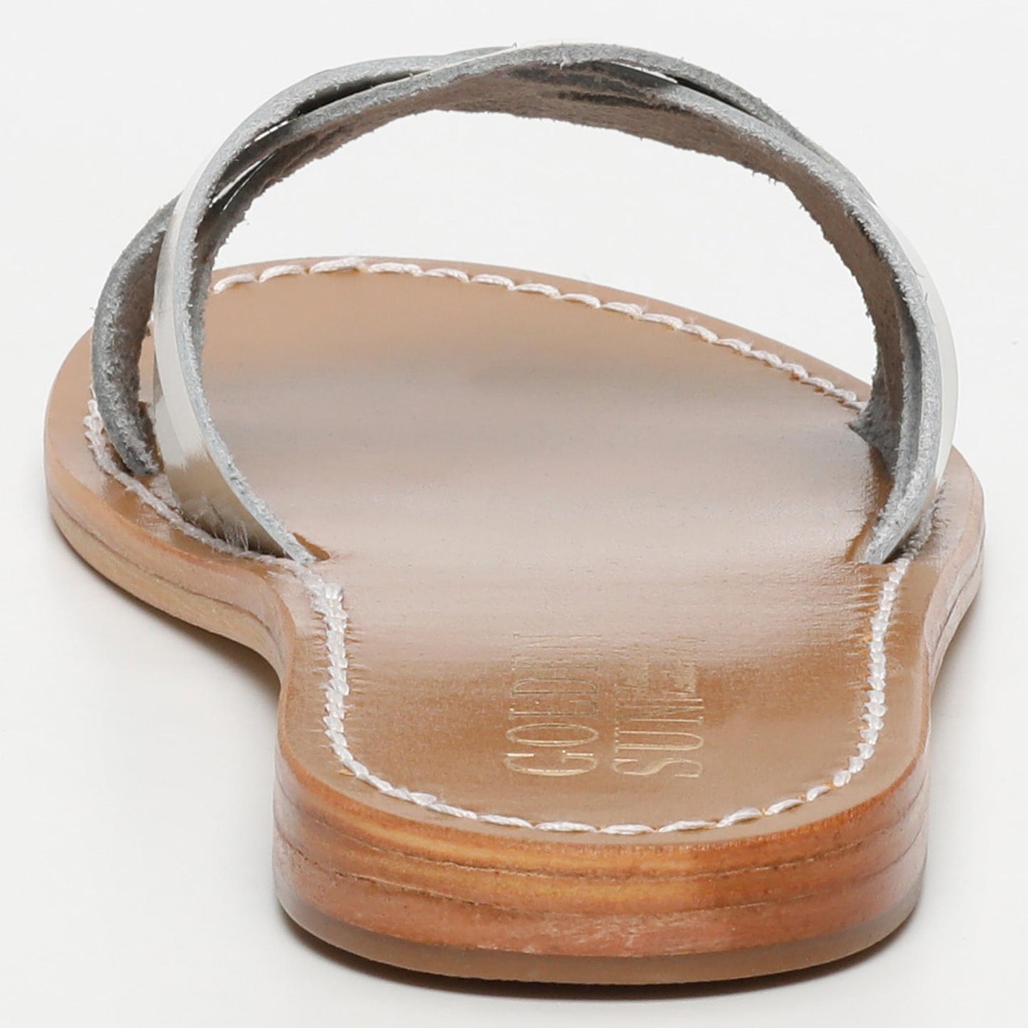 TADAO sandales en cuir cream patent