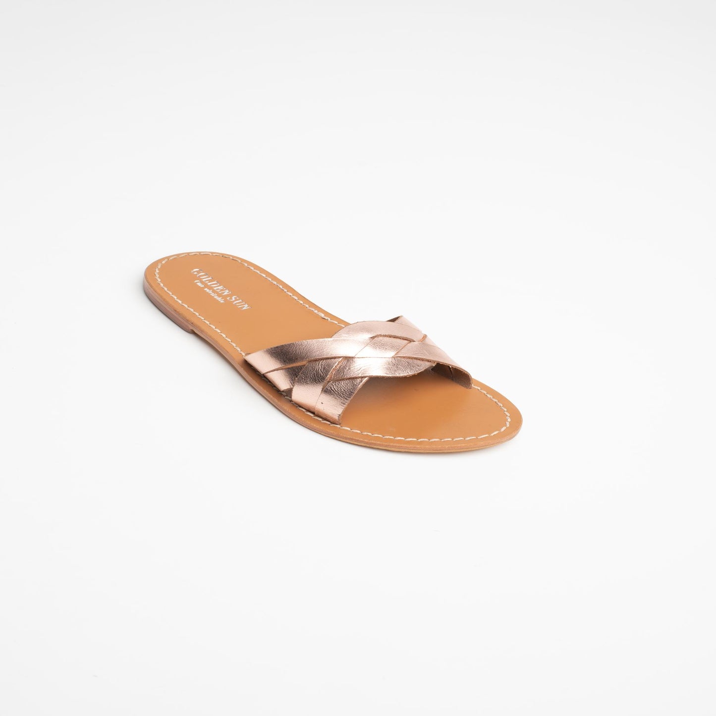 TADAO sandales en cuir rosegold