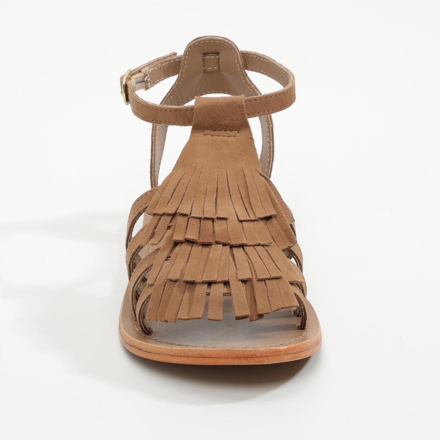 TEQUESTA sandales en cuir camel