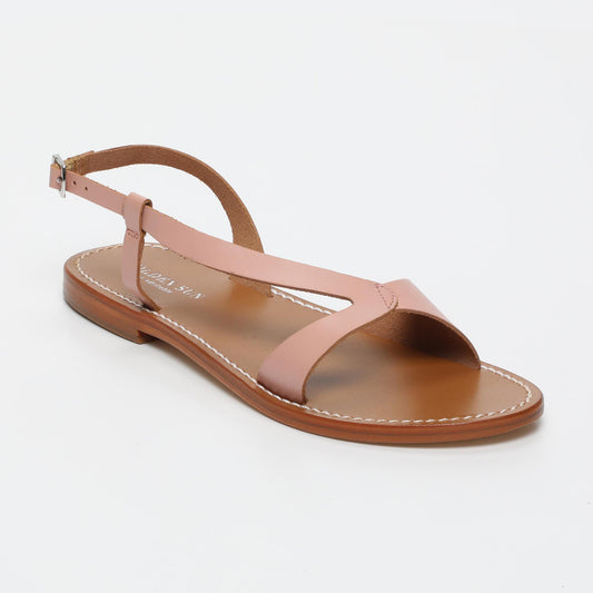 TIMO sandales en cuir pink