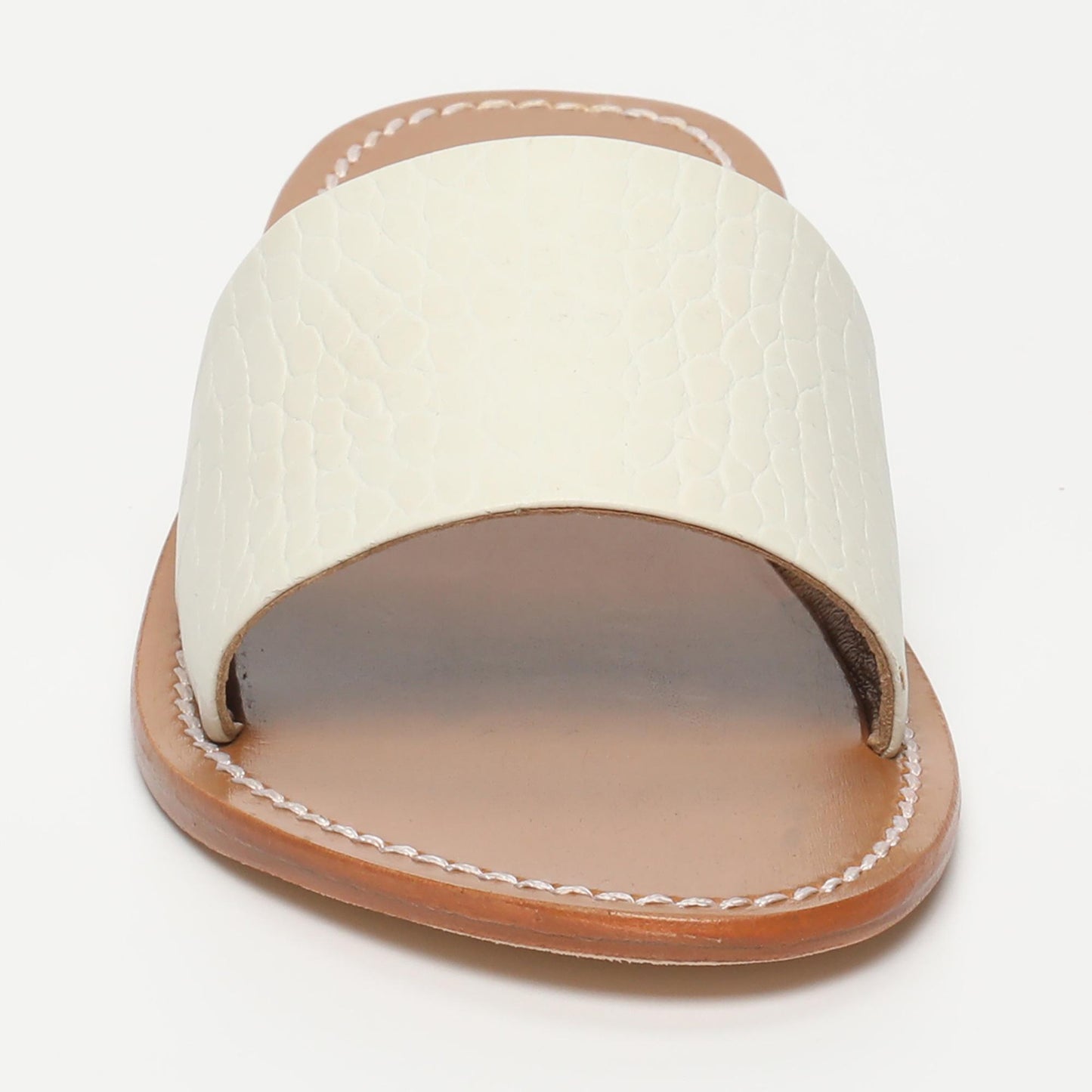 TIMPOOCHEE sandales en cuir white croco
