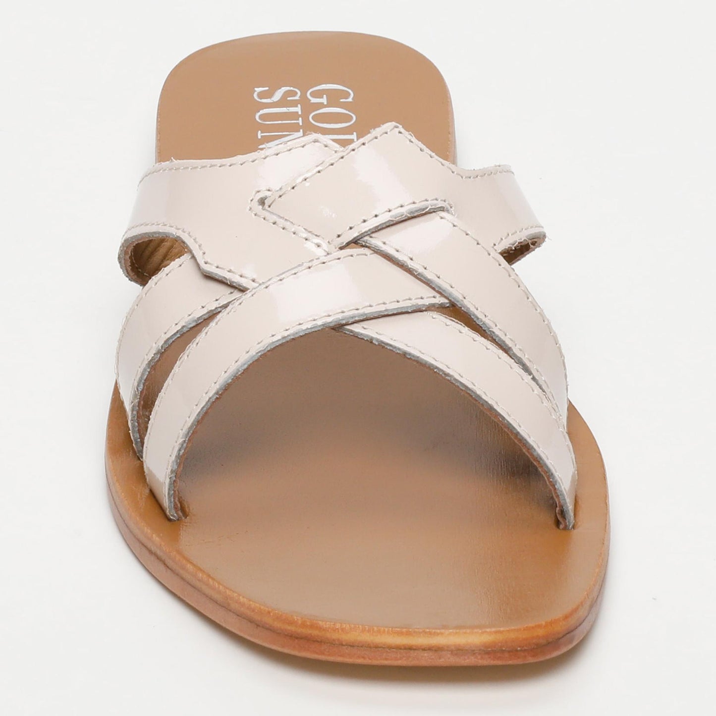 TOCHA sandales en cuir light pink patent