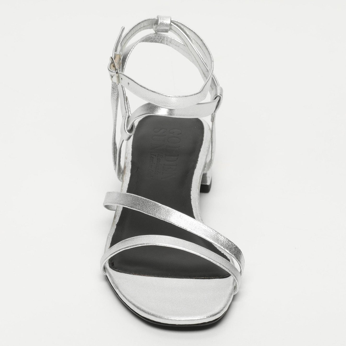 WILLDA sandales en cuir silver