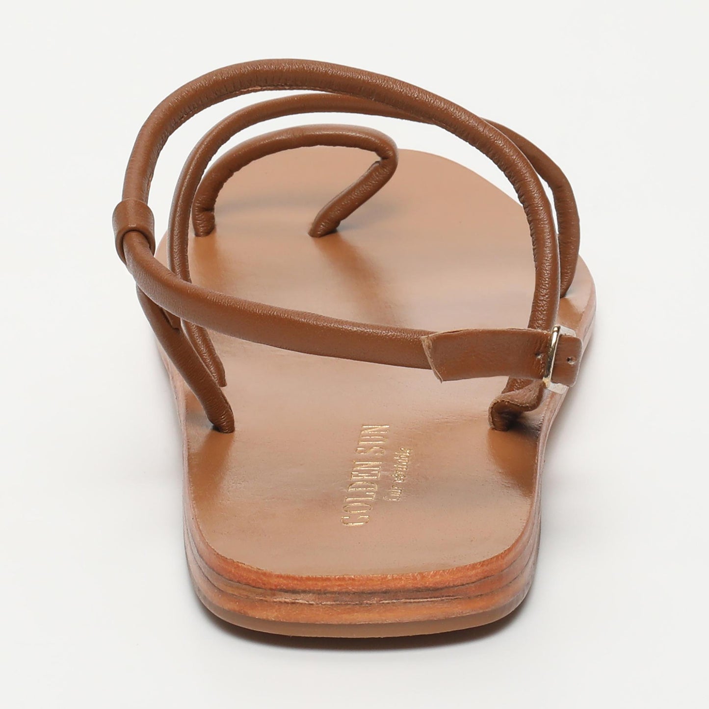 WILLOW sandales en cuir camel