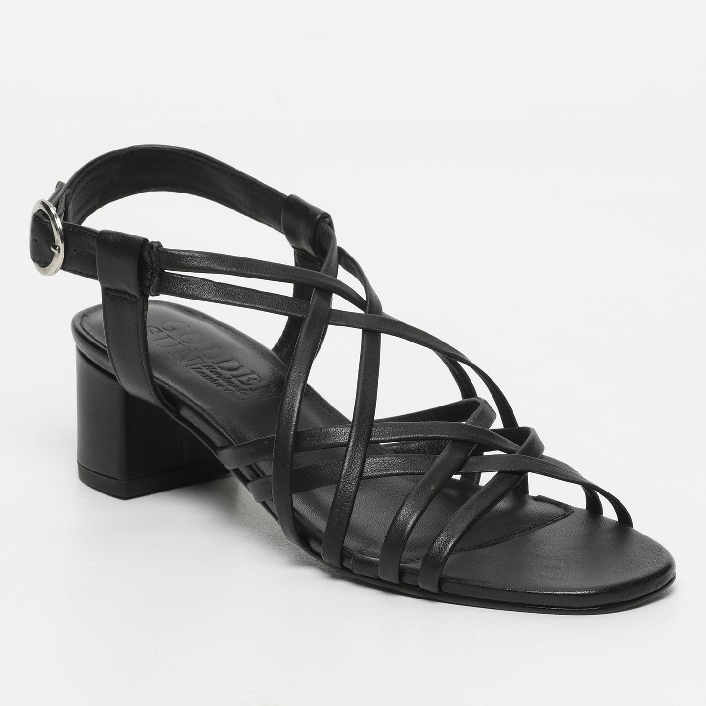 WILOBE sandales en cuir black