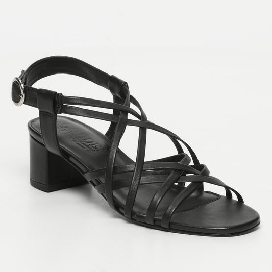 WILOBE sandales en cuir black