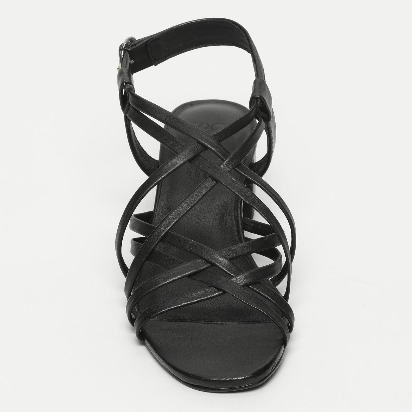 WILOBE sandales en cuir black