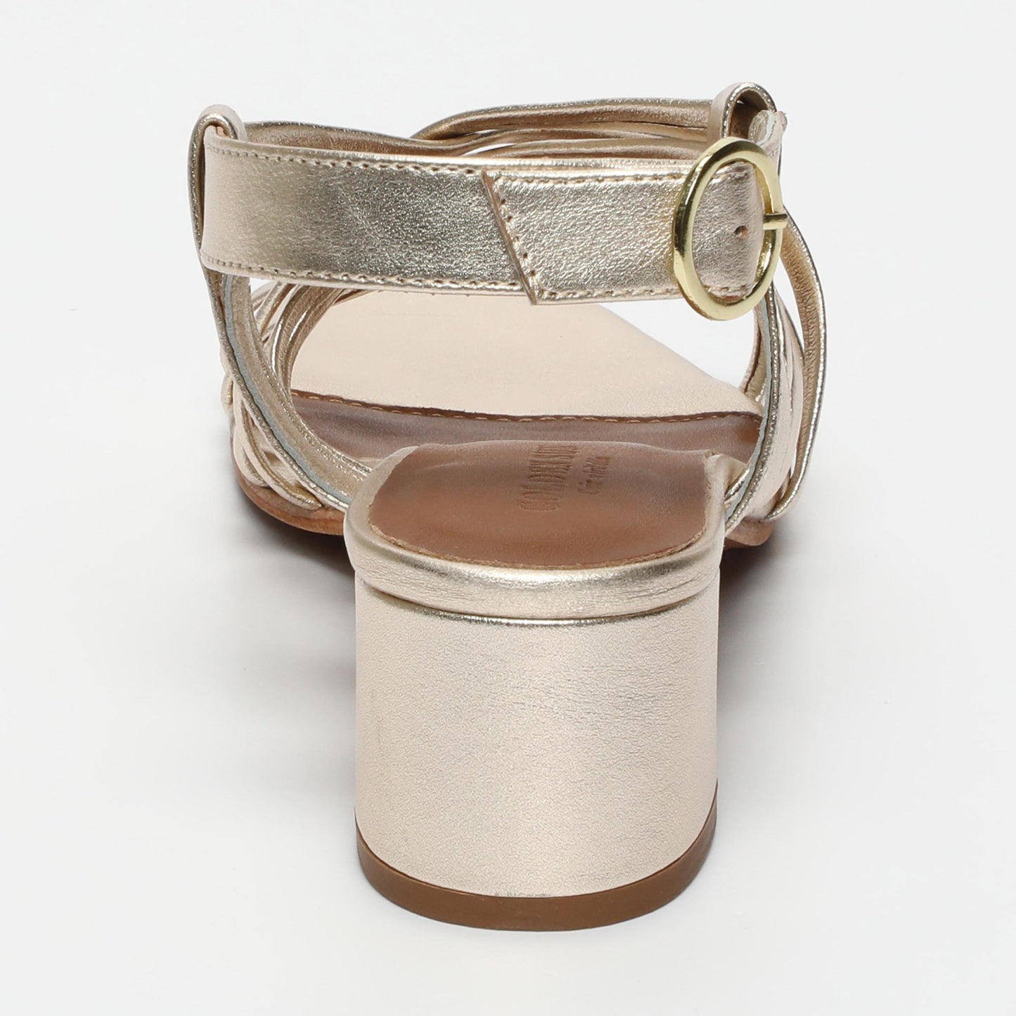WILONE sandales en cuir gold
