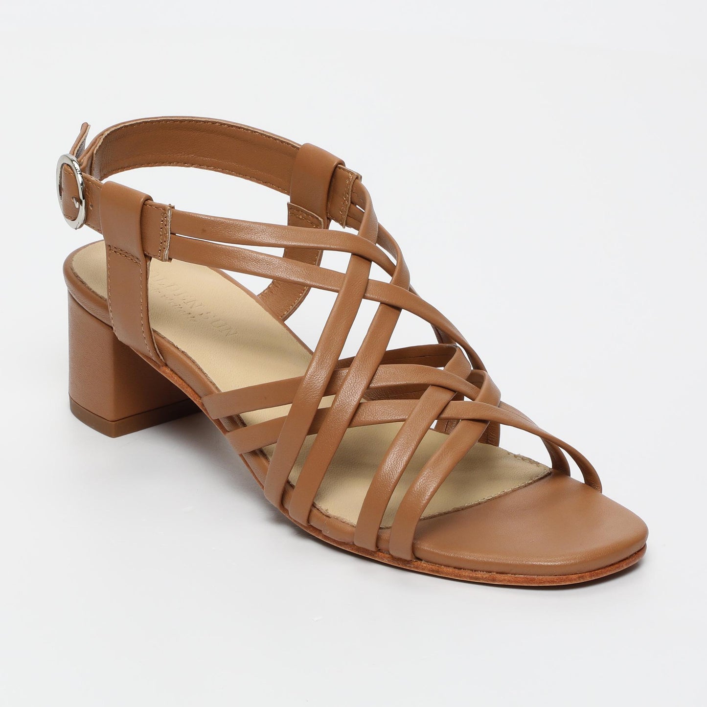 WILONE sandales en cuir light tan