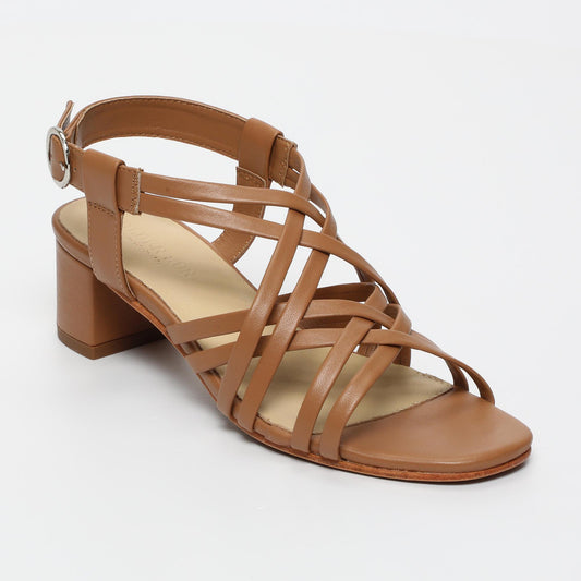 WILONE sandales en cuir light tan