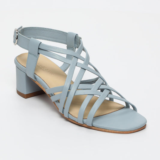 WILONE sandales en cuir lt blue