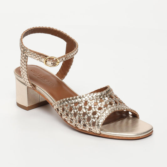WINTAR sandales en cuir gold