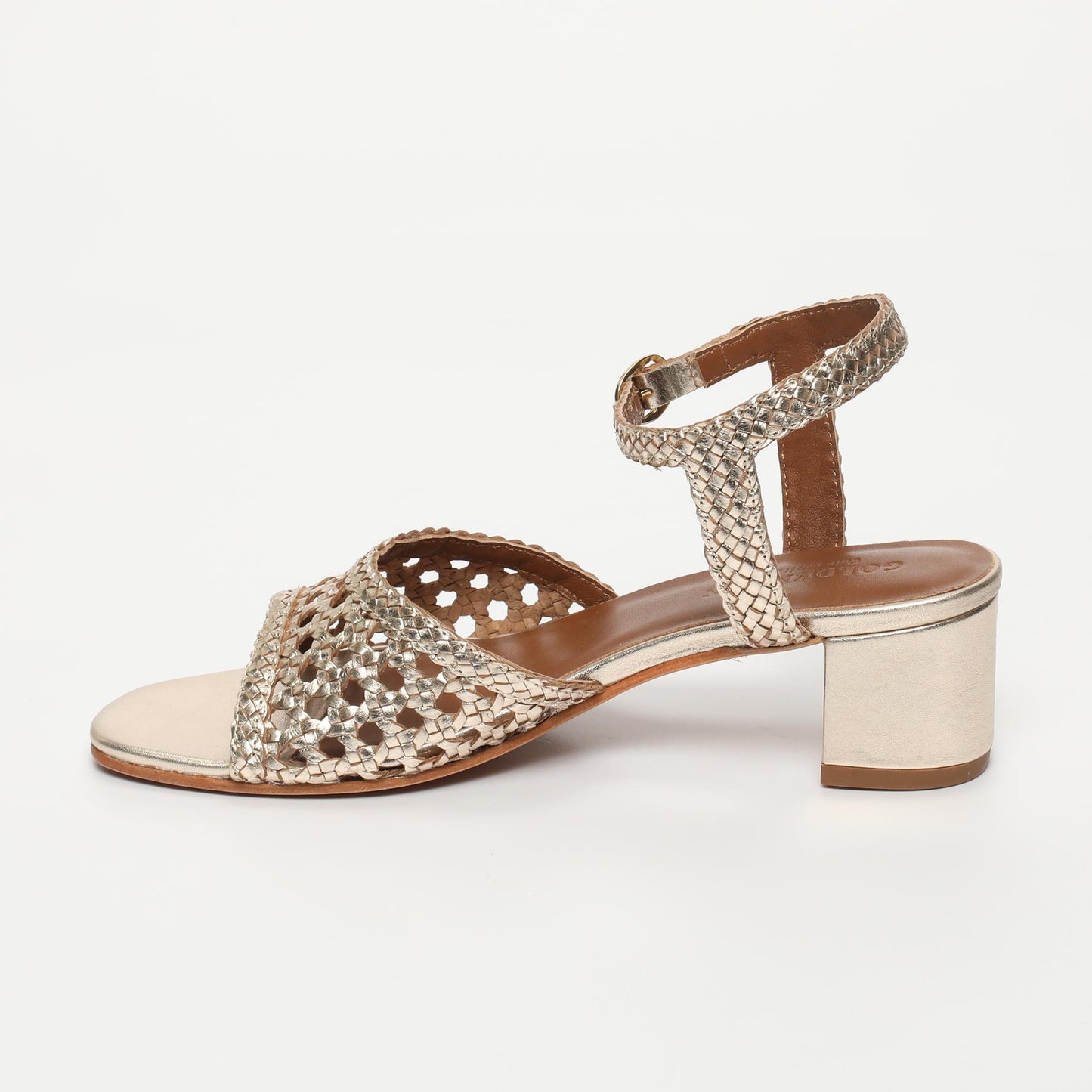 WINTAR sandales en cuir gold