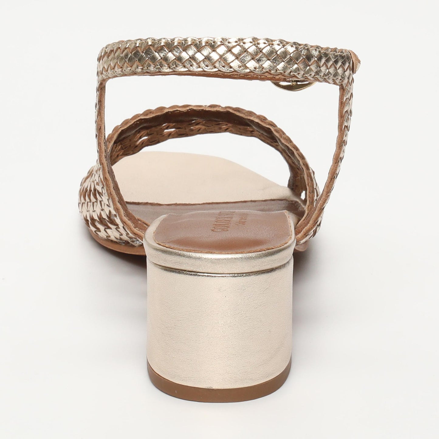 WINTAR sandales en cuir gold