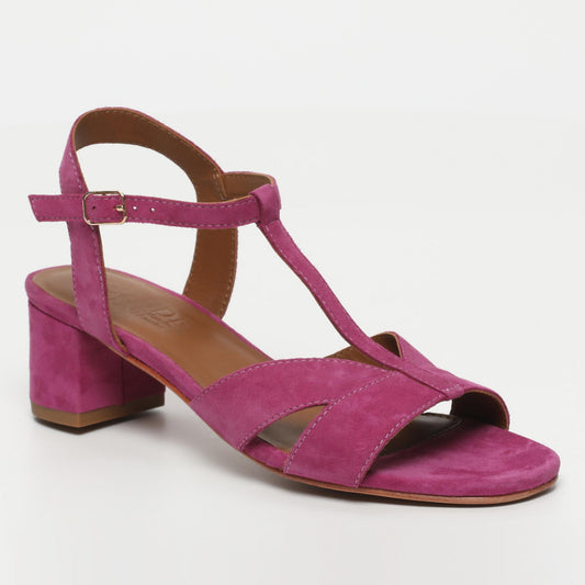 WIOLETA sandales en cuir purple