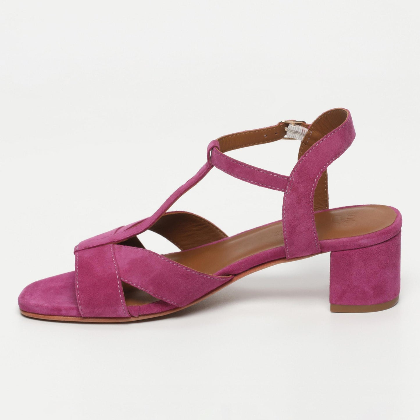 WIOLETA sandales en cuir purple