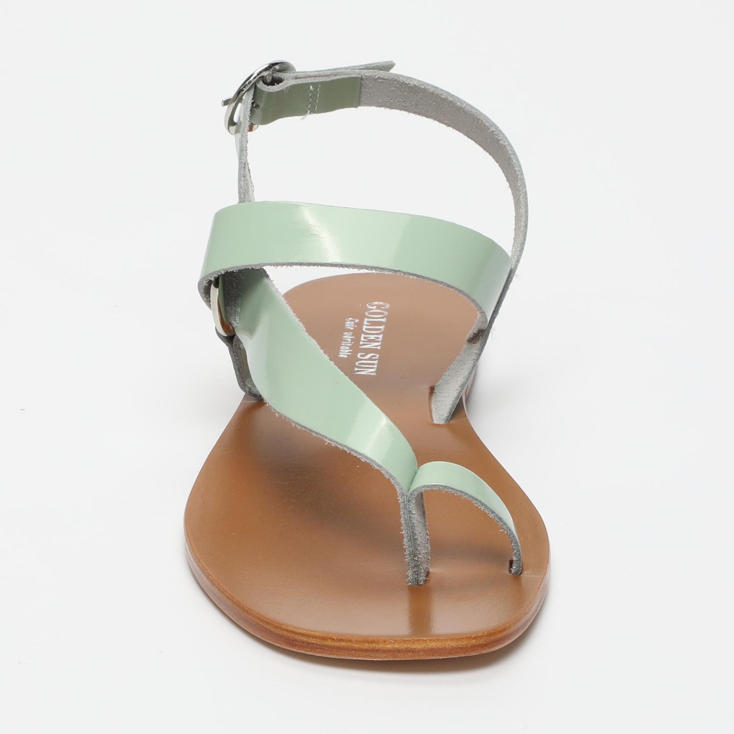 YAHTO sandales en cuir mint