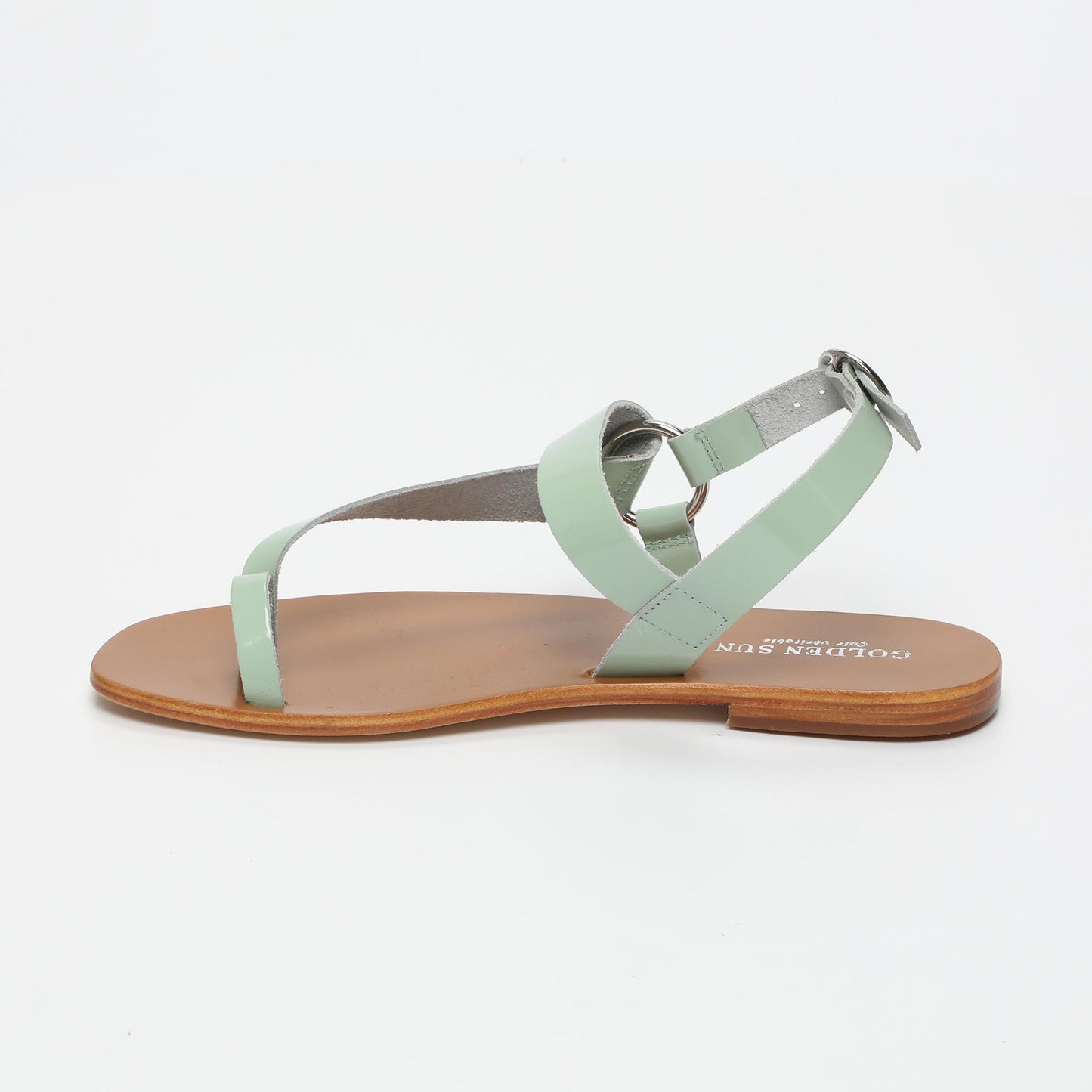 YAHTO sandales en cuir mint